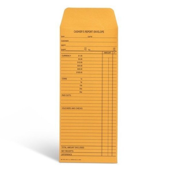 Single-Sided Cashier's Report, 500PK, Registry, Mfr#: 1072815AH